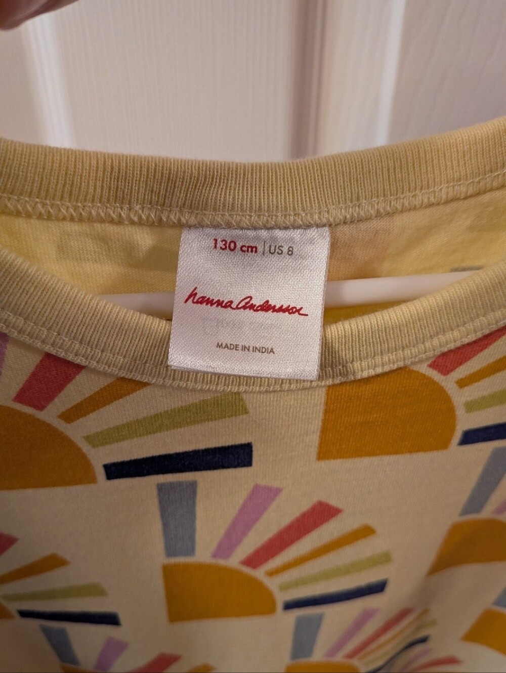 Hanna Andersson Rainbow T-Shirt Dress - Picture 3 of 5